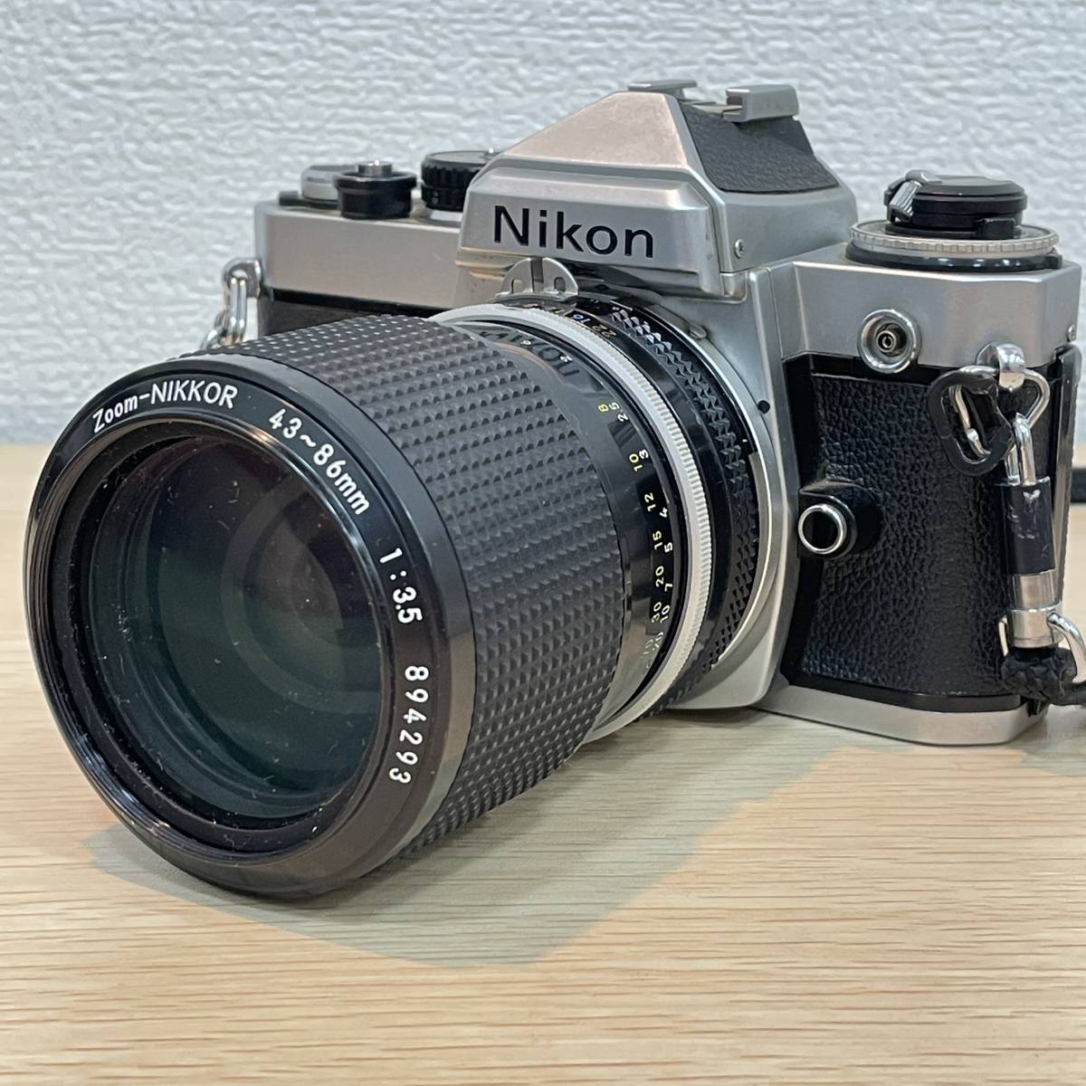 NIKON ニコン FE フィルムカメラ シルバー / Zoom NIKKOR 43~86mm 1:3.5 現状渡し 動作未確認