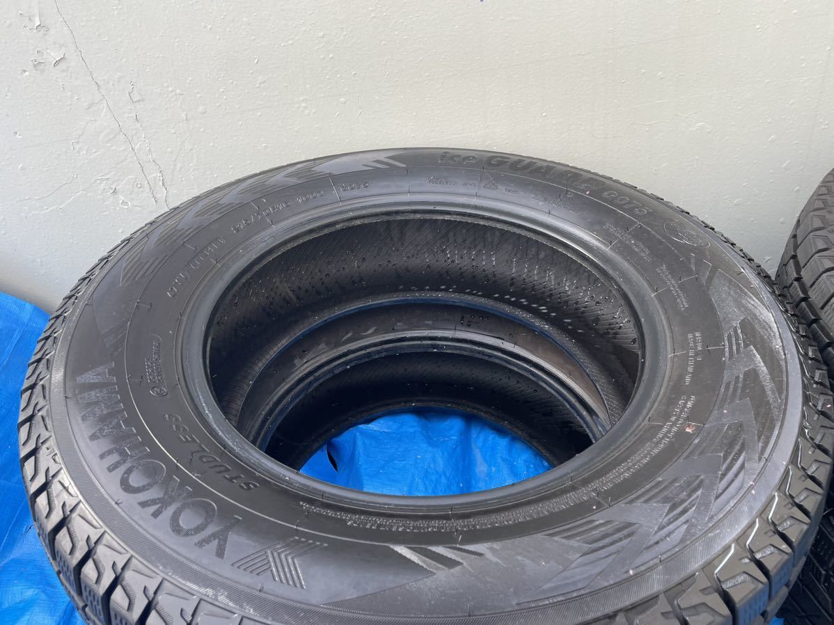 バリ山 ヨコハマ YOKOHAMA iceGUARD G075 215/70R16 2018年製 16インチ