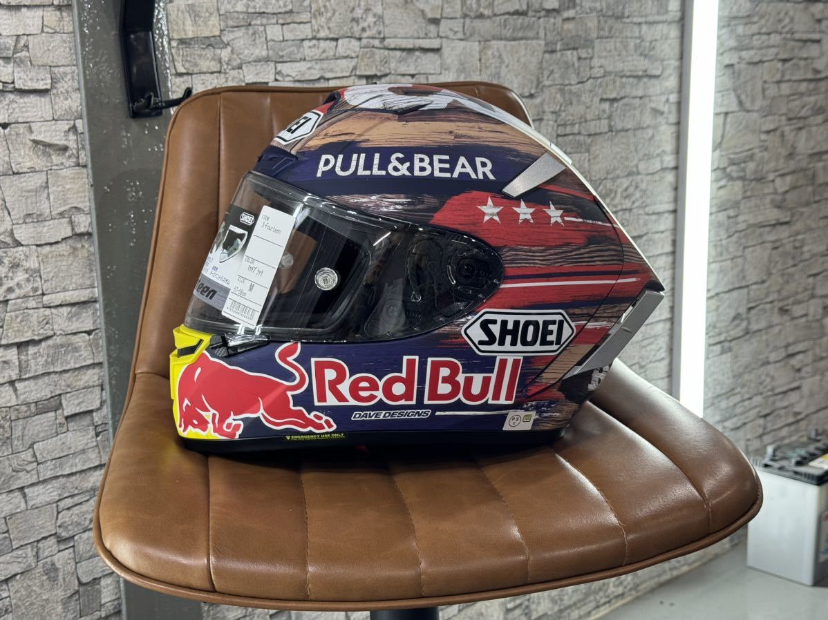 新品 SHOEI マルケス アメリカ X-Fourteen M(54-55cm) レプリカ