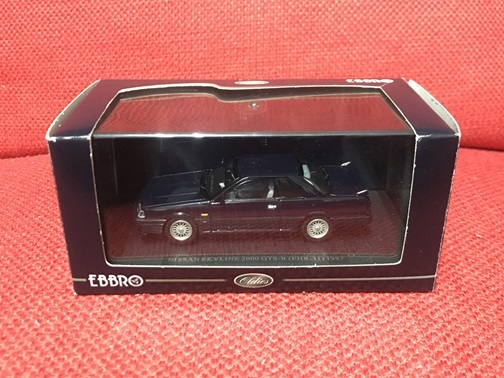 ◆◇【絶版】EBBRO 1/43 日産 スカイライン GTS-R R31 1986 ダークブルー◇◆