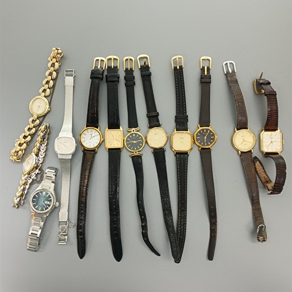 品質保証，お得 1円 SEIKO セイコー 腕時計 12点 クォーツ レディース シルバー ゴールド アンティーク 動作未確認 ジャンク まとめ売り(その他)｜売買されたオークション情報、yahooの商品情報をアーカイブ公 その他