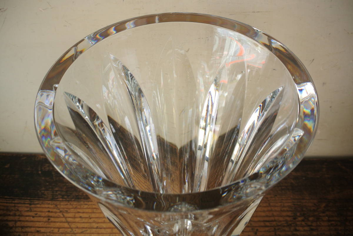 新品バカラ ポリーヌ ブリジット フラワーベース 花瓶 大型花瓶 箱付き