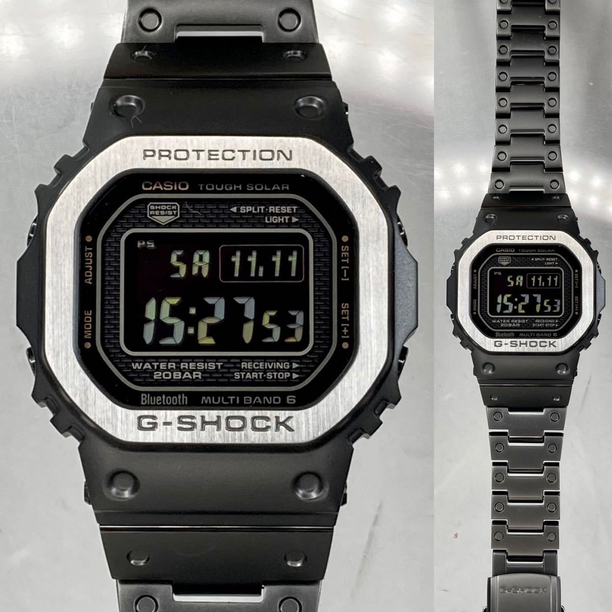 未使用同様極美品 箱説タグ付G-SHOCK GMW-B5000MB-1JF タフソーラー 