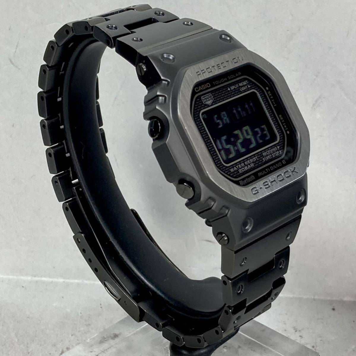未使用同様極美品 箱説タグ付G-SHOCK GMW-B5000MB-1JF タフソーラー 
