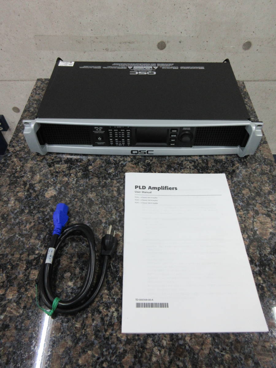 QSC 4chパワーアンプ PLD4.2 ,QSC(キューエスシー)4chパワーアンプです