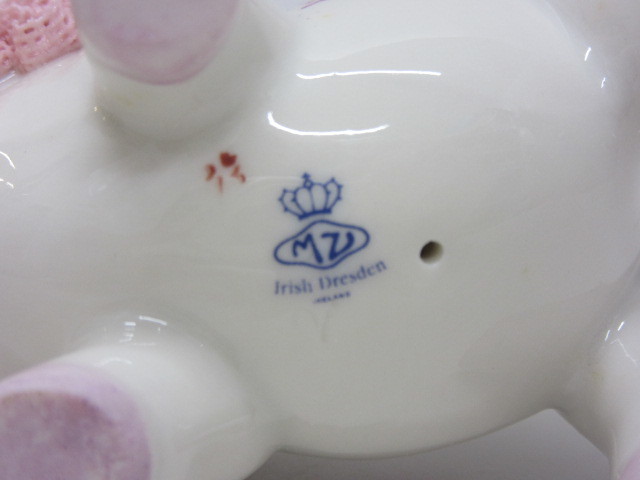 アイリッシュ ドレスデン □ メロウ マウス 置物 □ 08年 陶器 陶芸