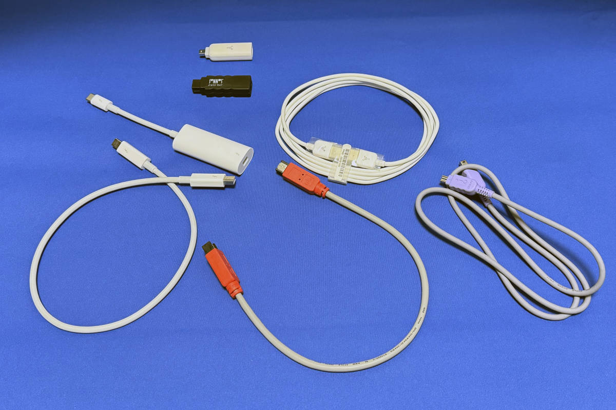 Thunderbolt Firewire (IEEE) ケーブル・アダプタ セット 【公式通販】