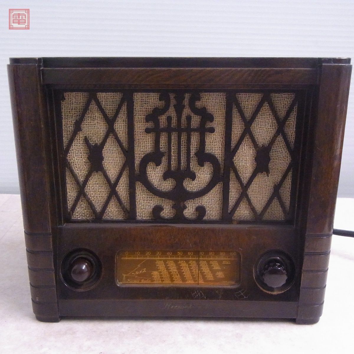 ヘルメス 401型 ミゼット 真空管ラジオ 大阪変圧器株式会社 現状品【20