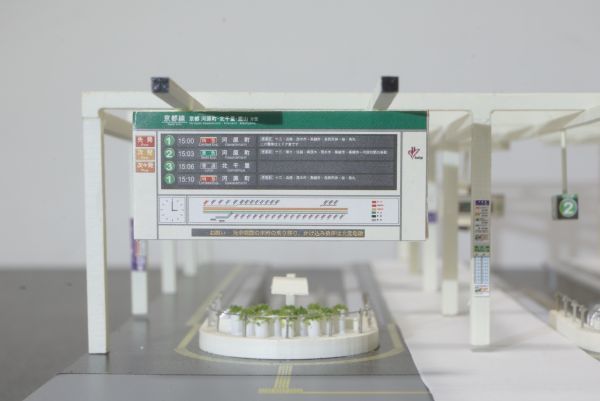 阪急梅田駅 完成品ジオラマ 鉄道模型 京都線 松本商事 | ジオラマ完成品
