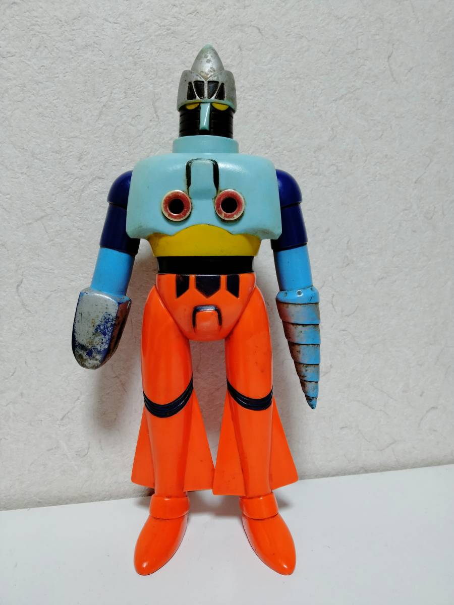 ゲッターロボ ソフビ 昭和 旧バンダイ○ゲッター2 バンザイマーク