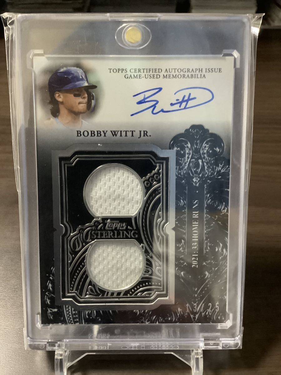2023 Topps sterling Bobby Witt Jr. Auto Autograph /25 Kansas City Royals