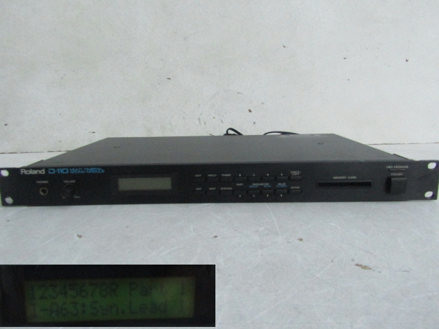 □□Roland ローランド サラウンドモジュール D-110 SOUND MODULE 音源