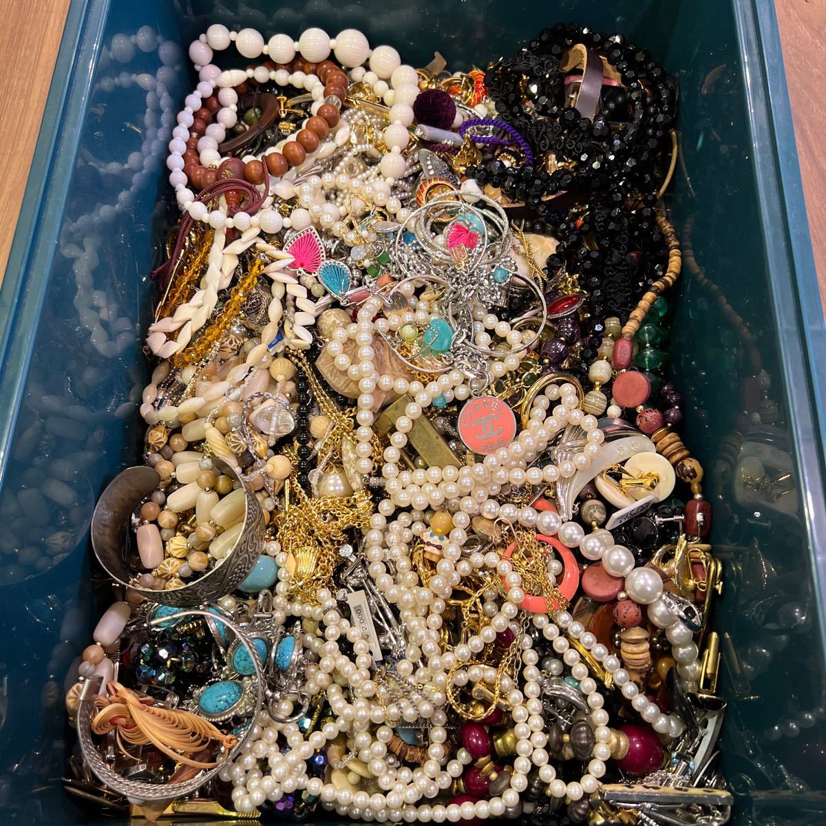 約5.9kg】 アクセサリー まとめて パール メッキ 大量 色々