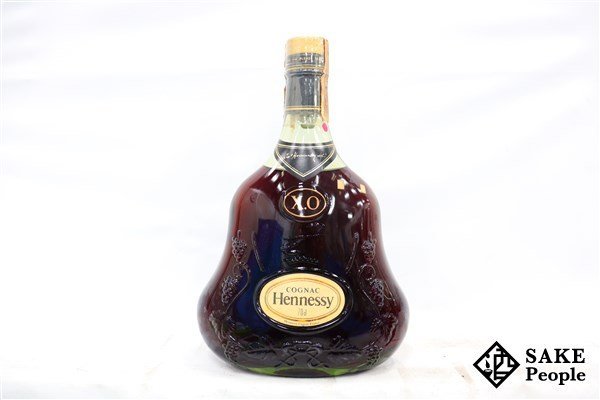 希少 未開栓 Hennessy X.O グリーンボトル 金キャップ 1000ml ヘネシー