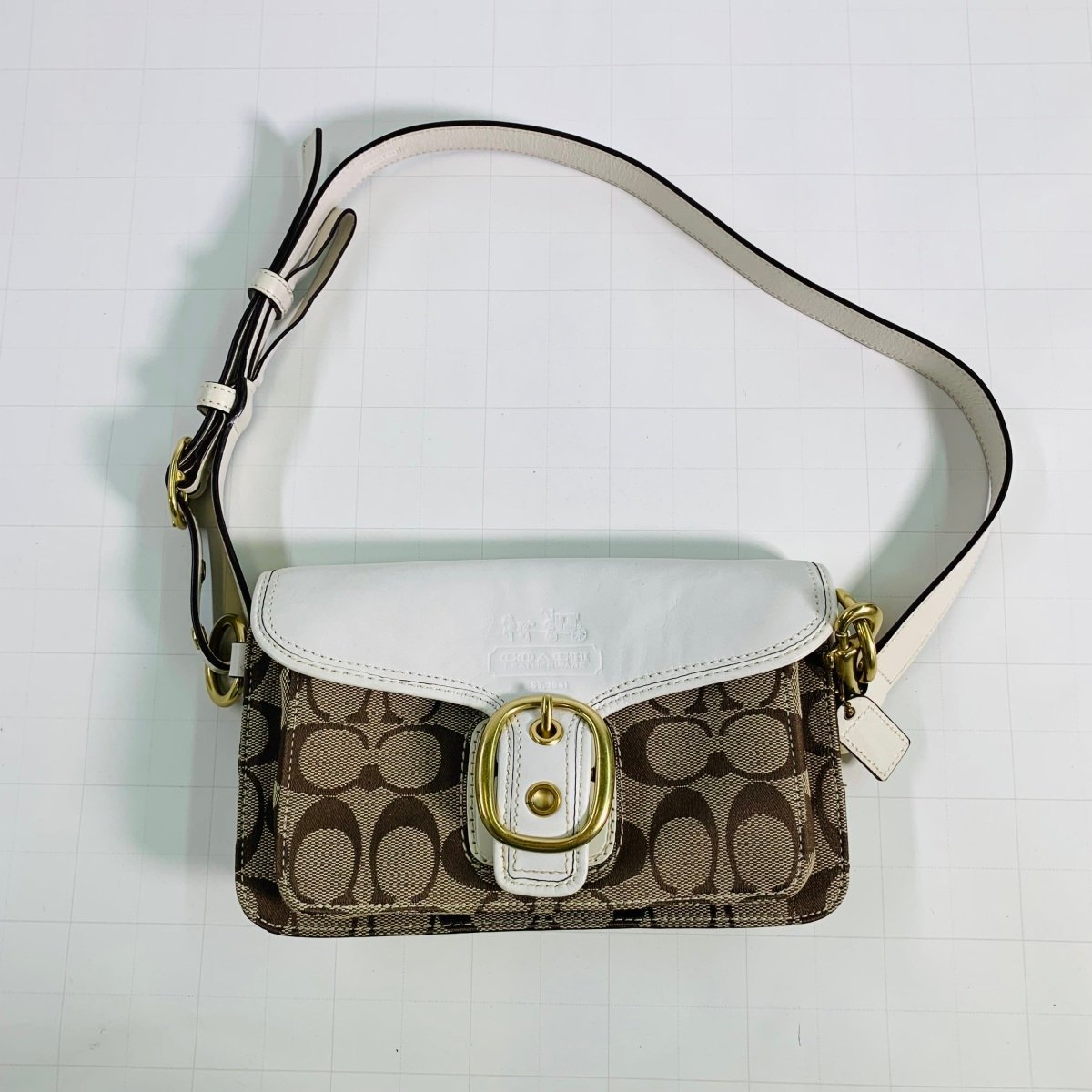 COACH コーチ 馬車 シグネチャー ミニ ワンショルダー ウエスト バッグ 