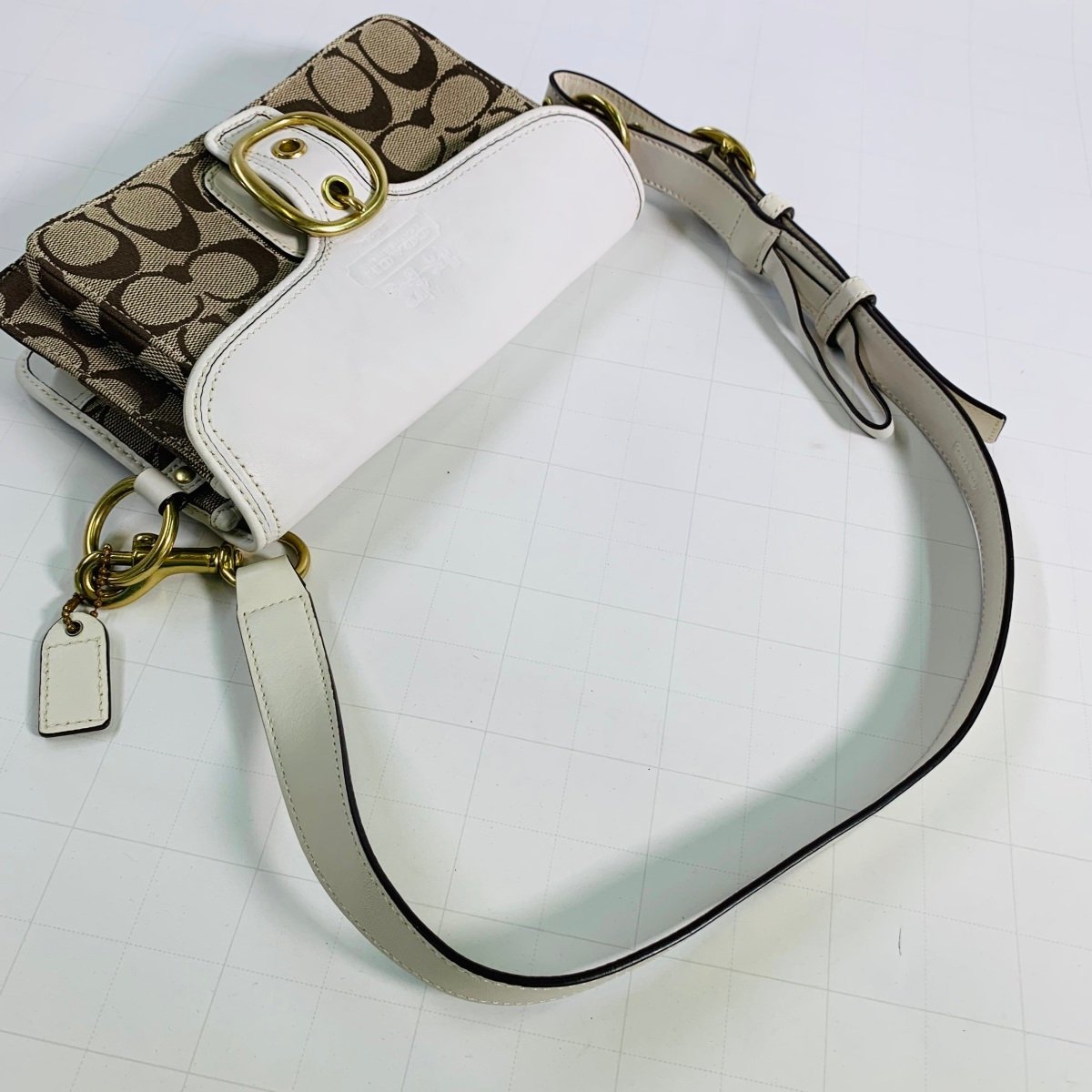 COACH コーチ 馬車 シグネチャー ミニ ワンショルダー ウエスト バッグ 