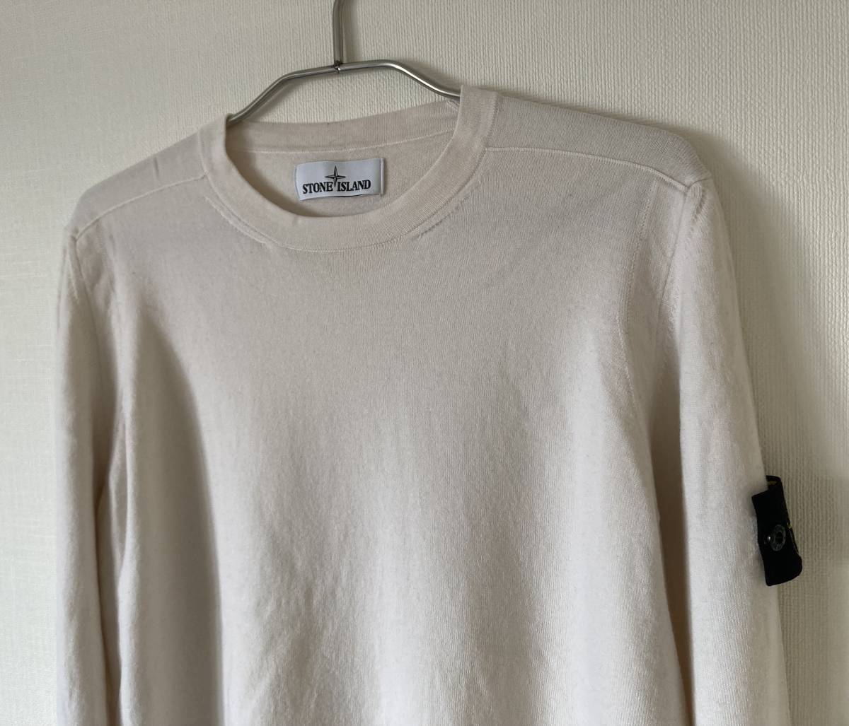 STONE ISLAND ストーンアイランド セーター ホワイト XL 【公式通販】
