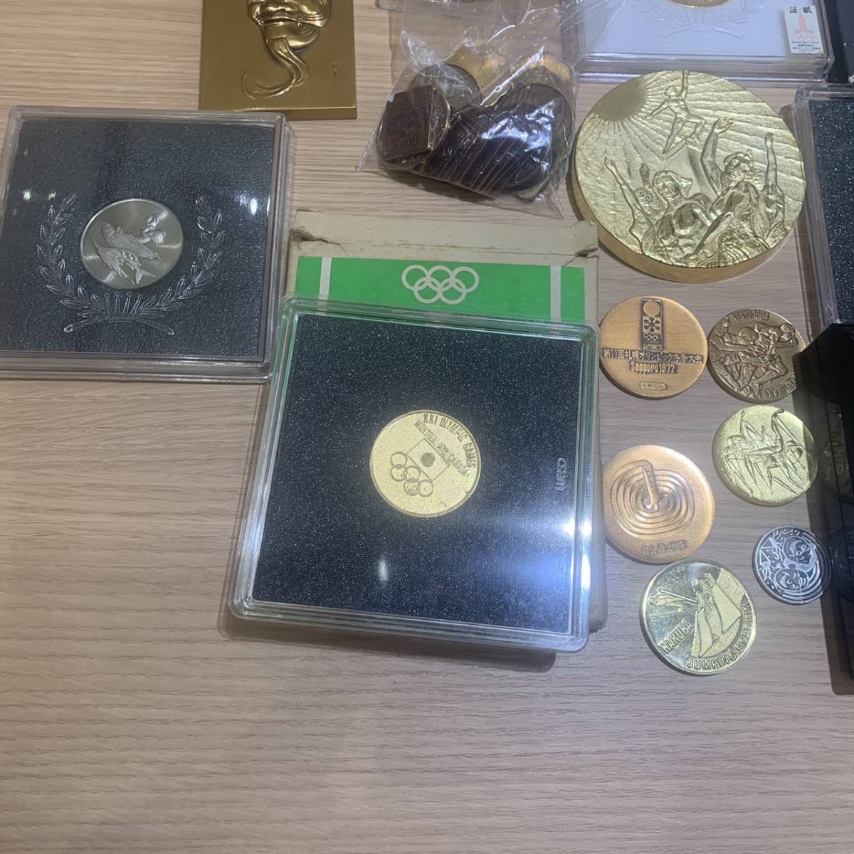 APS 5045a】1円～ 記念 コイン メダル 勲章 等 まとめ オリンピック EXPO 博覧会 等 銅