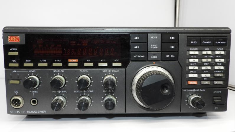 JRC 日本無線 HF TRANSCEEIVER トランシーバー JST-135 中古 おまけ