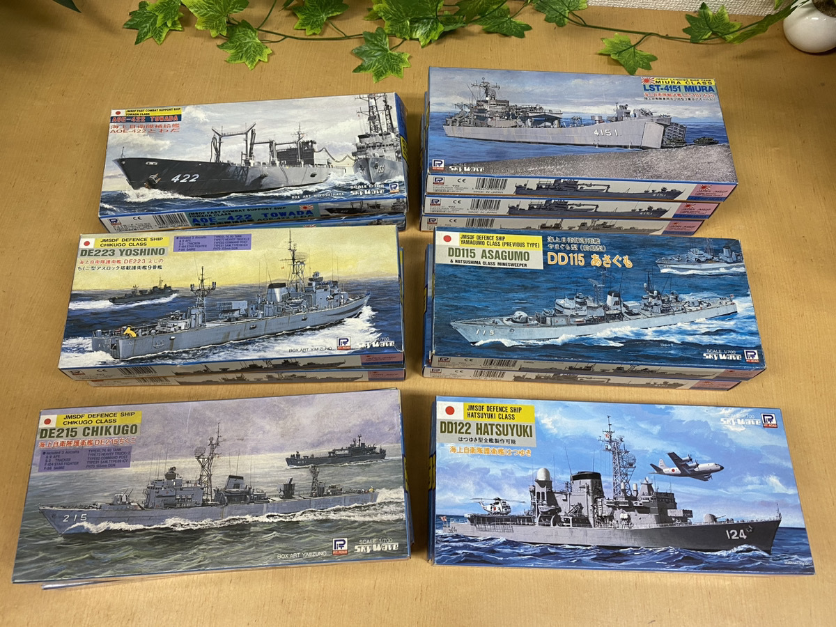 1337-03★◆未組立品◆ピットロード 1/700スケール スカイウェーブシリーズ 海上自衛隊護衛艦 プラモデル 13点おまとめ★