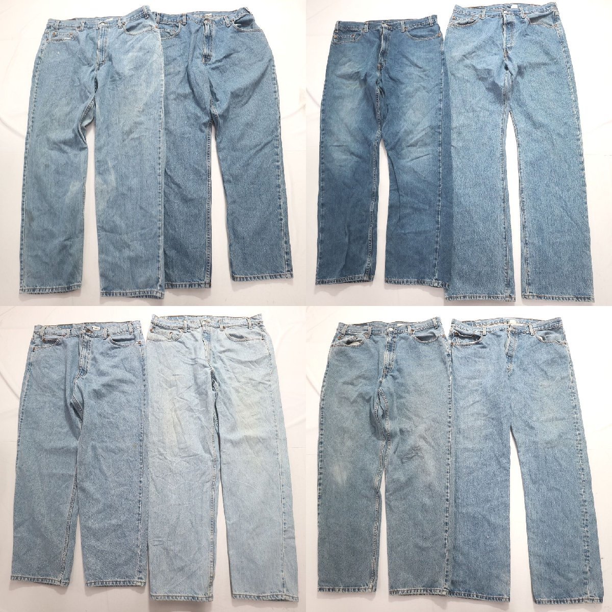  リーバイスデニムパンツ set 紙タグ インディゴ 他 メンズW40/W38 8枚セット まとめ売り 古着卸 1円スタート DP2 MQ4435(W37以上)｜売買されたオークション情報、yahooの商品情報をアーカイブ公開 - W37以上