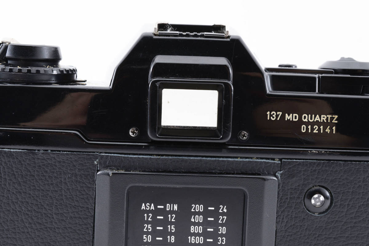 コンタックス Contax 137 MD Quartz ブラック ボディ #943