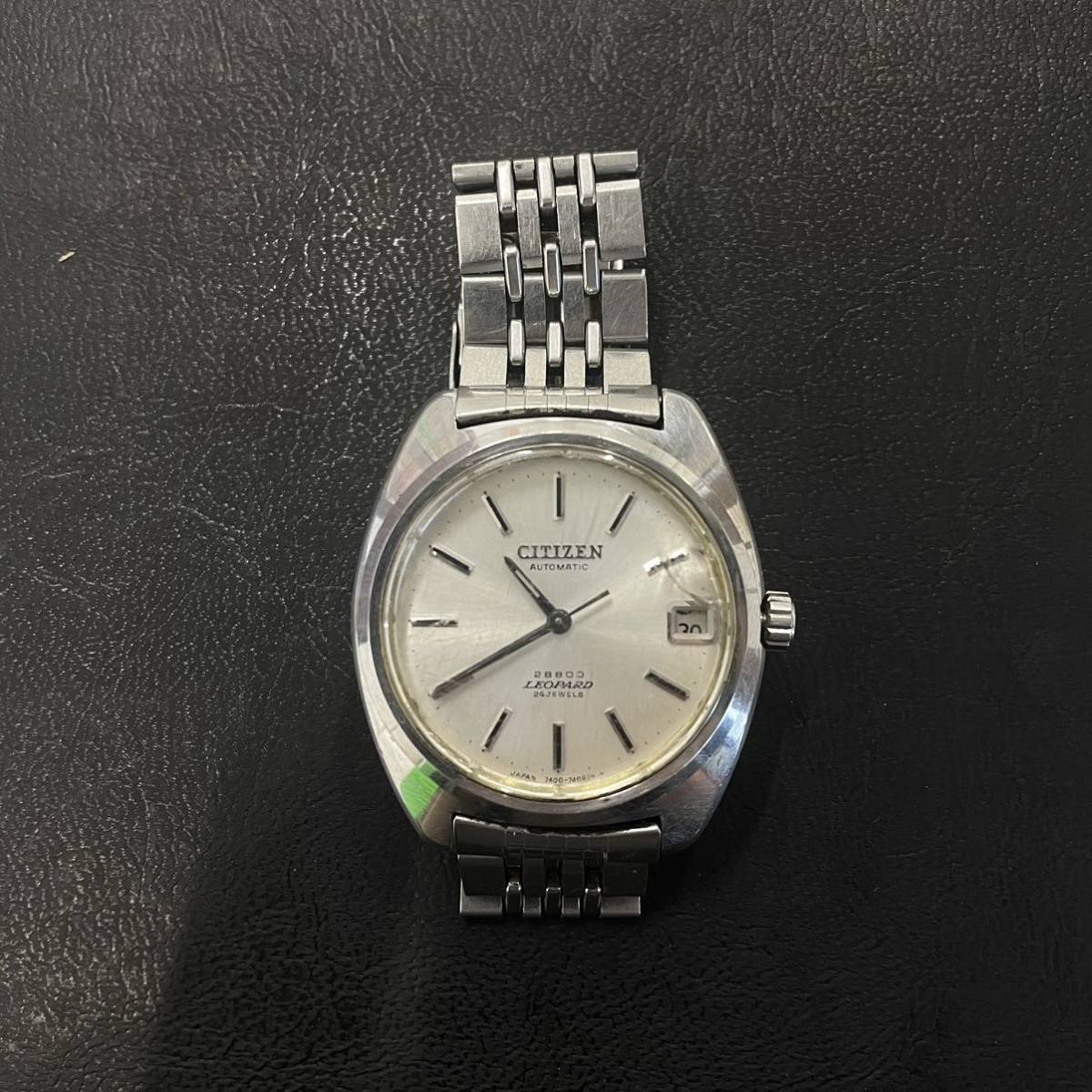 シチズン CITIZEN 28800 LEOPARD 24石 自動巻き メンズ 腕時計 稼働品 