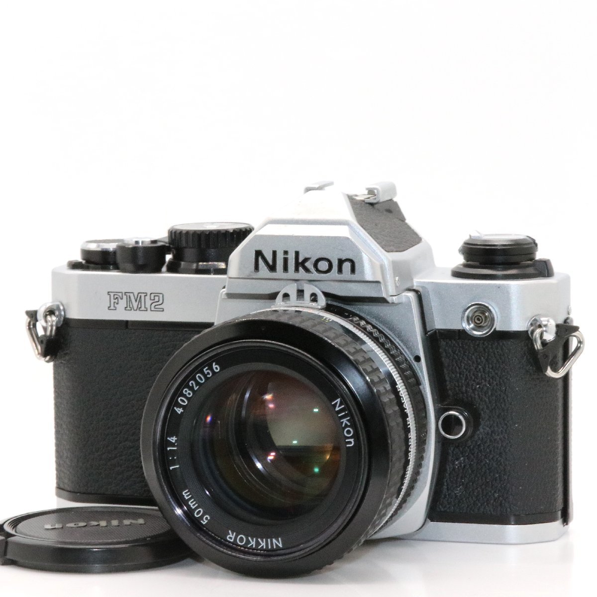 良品 Nikon New FM2 シルバー Ai Nikkor 50mm f1.4 一眼レフフィルム