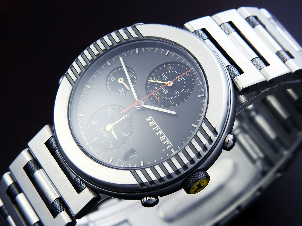 SEIKO セイコー Ferrari Chronograph 7T42-6A20 クオーツ (ジャンク 