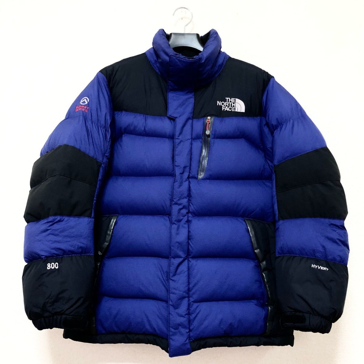 ノースフェイス ダウンジャケット メンズLサイズ 正規品 黒 青 ブルー 