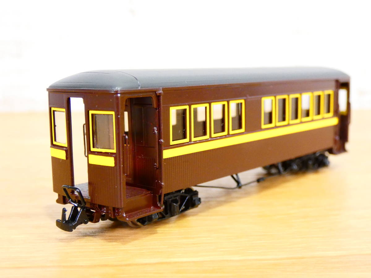 【頸城鉄道】ボギー客車　１/８０　９㎜ナロー　ホハ３ トロッコモデル 1/80 9mmナロー ボギー客車 ホハ3 頸城鉄道 トロッコモデル 鉄道模型
