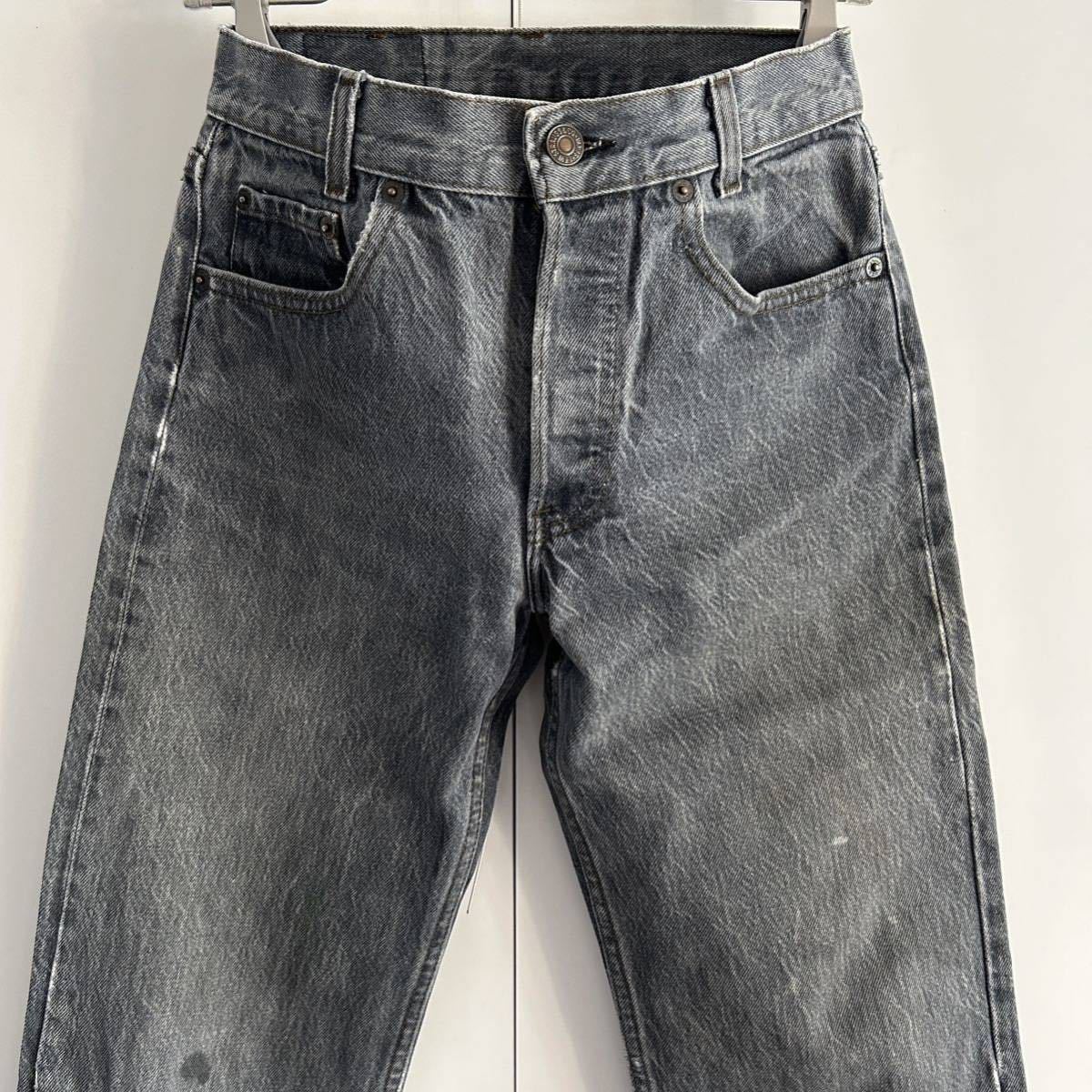USA古着 80s USA製 Levis 701 先染め ブラックデニムパンツ 【公式通販】