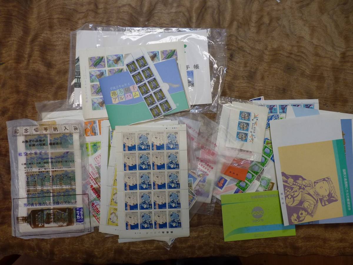 （Nz111616）額面50000円　記念切手　シート　イロイロ混在　 未使用　まとめ売り　
