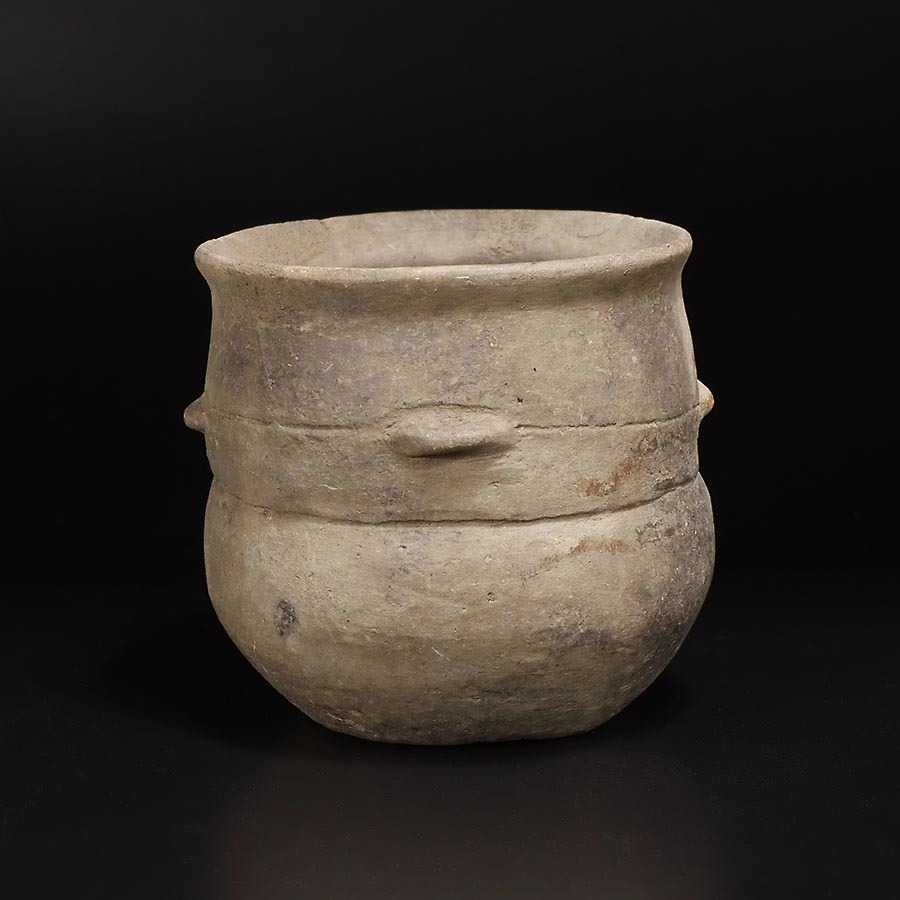 灰釉四耳壺 文化遺産オンライン – 兵庫陶芸美術館 収蔵品データベース