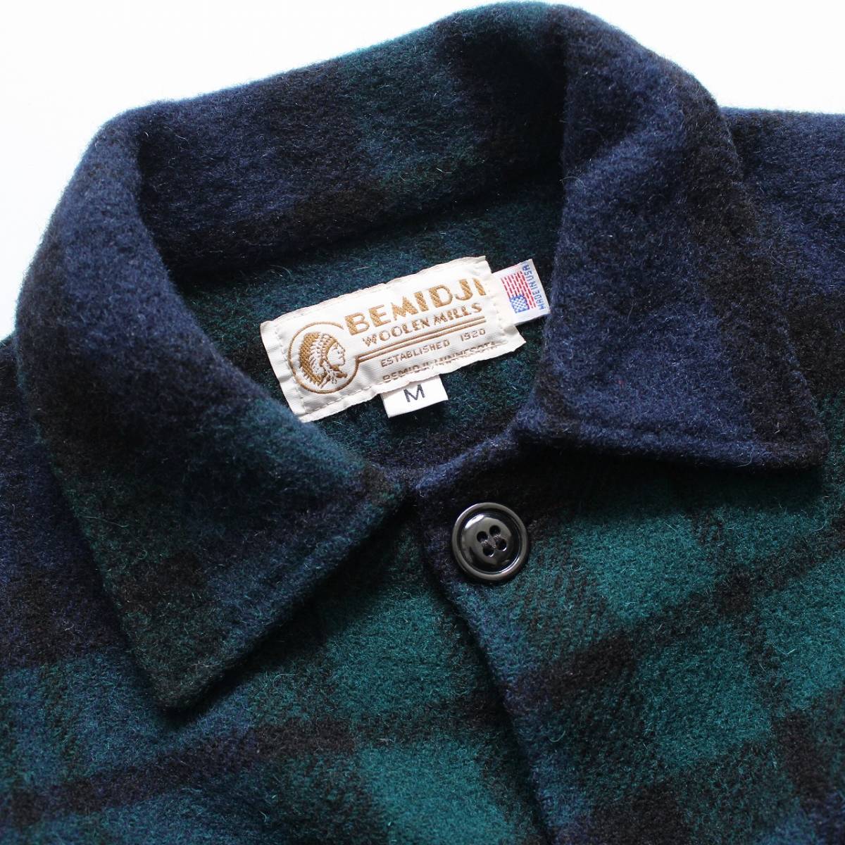 USA製【 BEMIDJI WOOLEN MILLS べミジ 】チェック 起毛ウール 