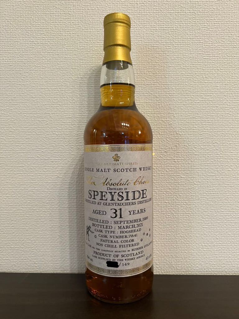 グレントファース 1989 31年 THE ABSOLUTE CHOICE THE ABSOLUTE 31年 CHOICE グレントファース 0 - 株式会社ラダー