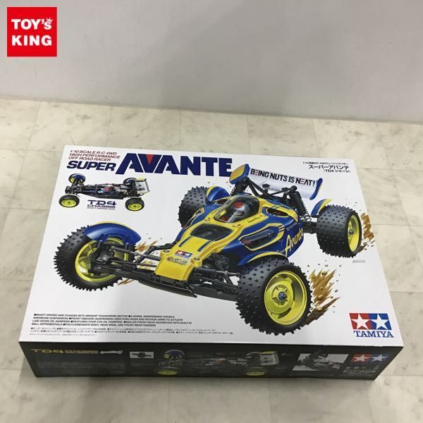 1円〜 タミヤ 電動RC 4WDレーシングバギー 1/10 スーパーアバンテ（TD4