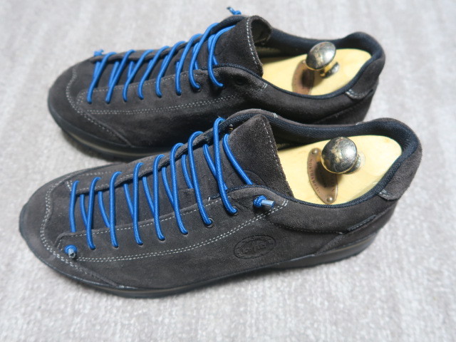 3.1万 EU製 良品 名作 防水 Lomer ロメール MER-TEX Bio Naturale MTX VIBRAM EU41 JP26 オールレザー トレッキングブーツ グレー系