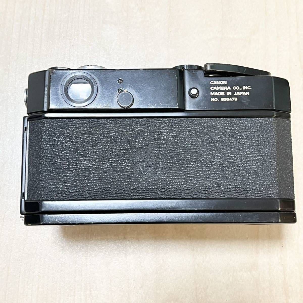 カメラ レア品 Canon P black ブラック レンジファインダー ボデ