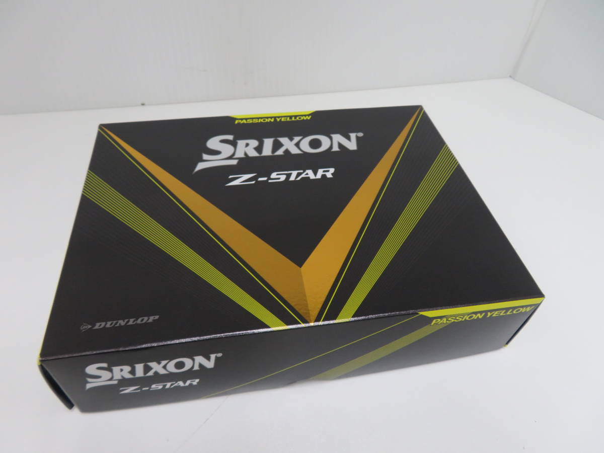 ダンロップ　スリクソン　Z-Star　パッションイエロー　2スリーブ　XV　パッションイエロー　2スリーブ　新品未使用　ゴルフボール