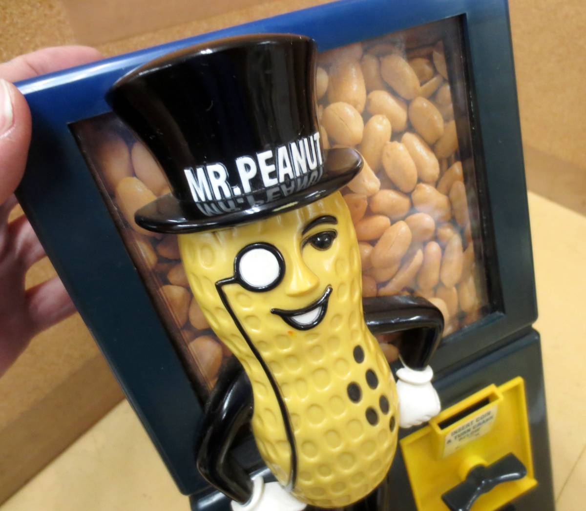 Mr. Peanut ピーナッツ ディスペンサー 本体 S5☆Mr.ピーナッツ ディスペンサー MR.PEANUTS VENDINGMACHIN☆良品 Mr