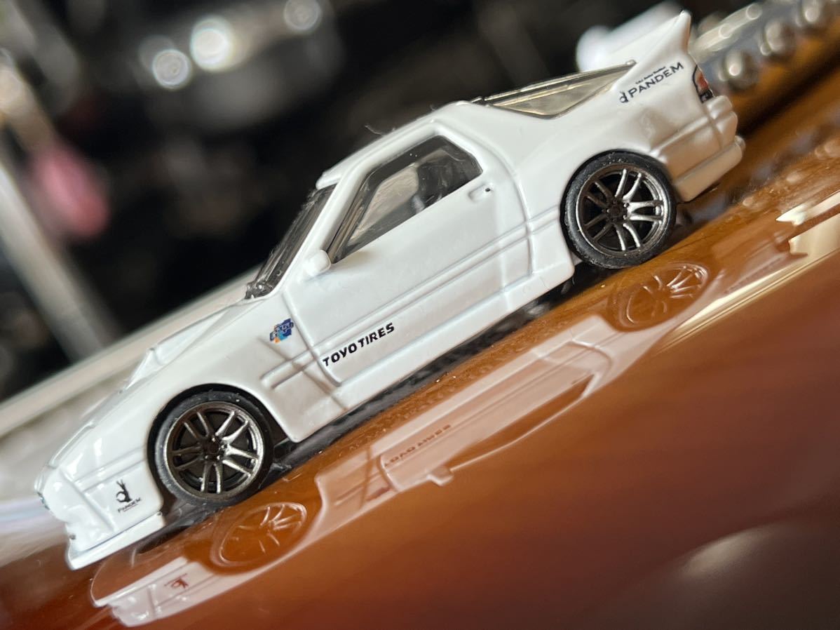 マッチボックス 三菱 GTO フルエアロ 深リム ホットウィール トミカ改造 ホット ウィール トミカ 改造 ドリ 車 マッチボックス 三菱 GTO