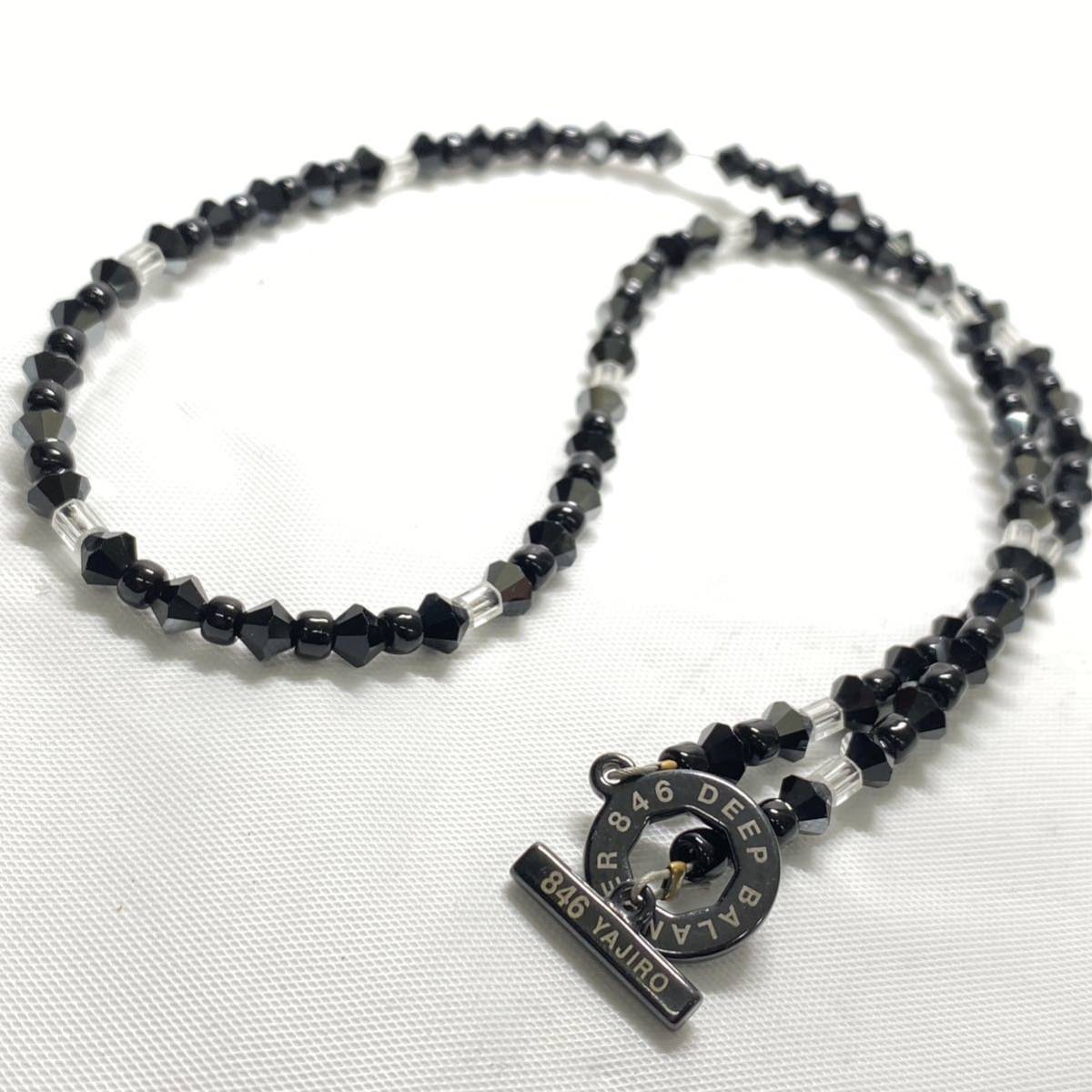 846ネックレス ブラック×ブラック Lサイズ 846 ネックレス BLACK×BLACK 846 ネックレス BLACK×BLACK オンライン