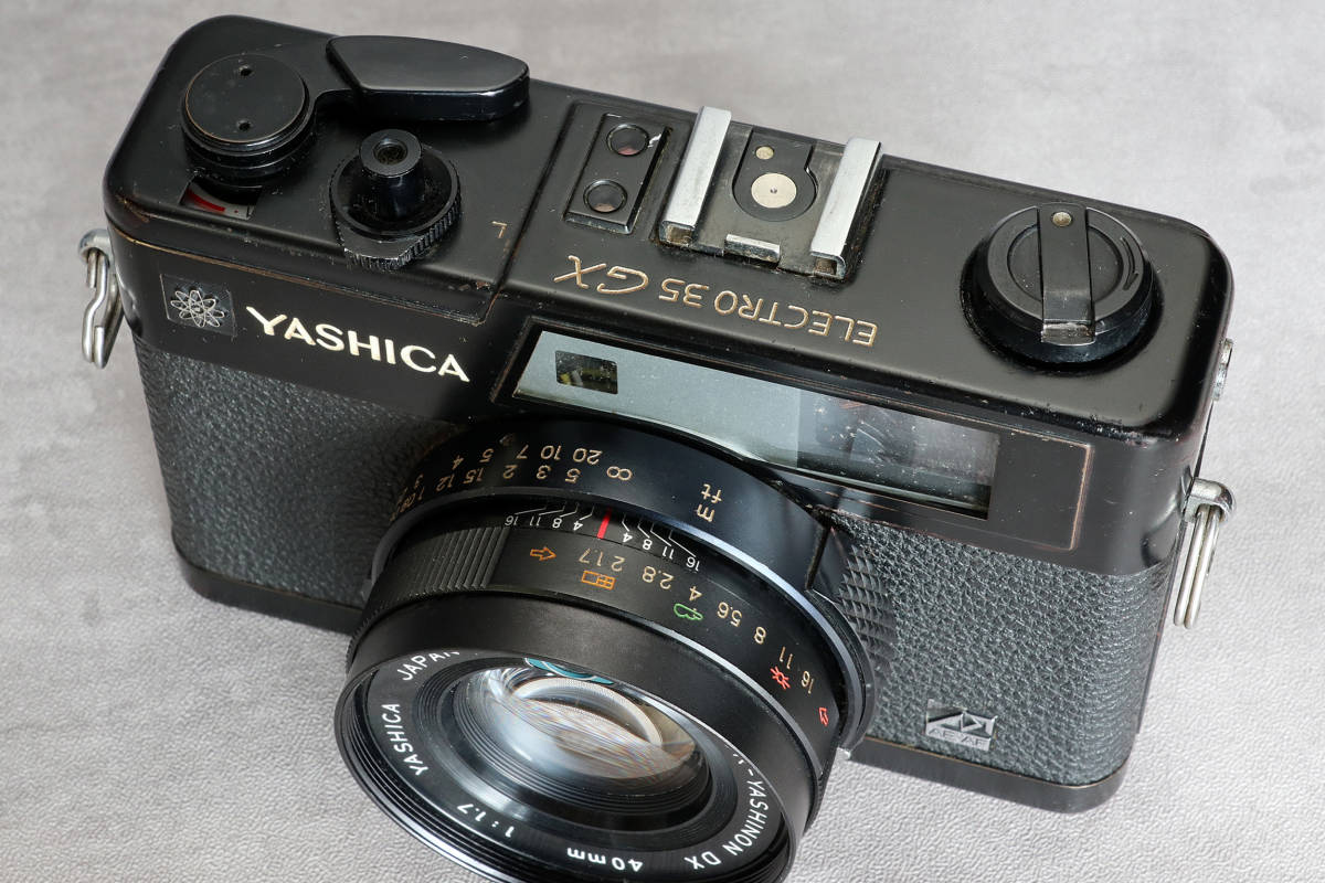 安い，SALE ☆ YASHICA ELECTRO35 GX 40mm 1:1.7 ブラック 動作品 ☆