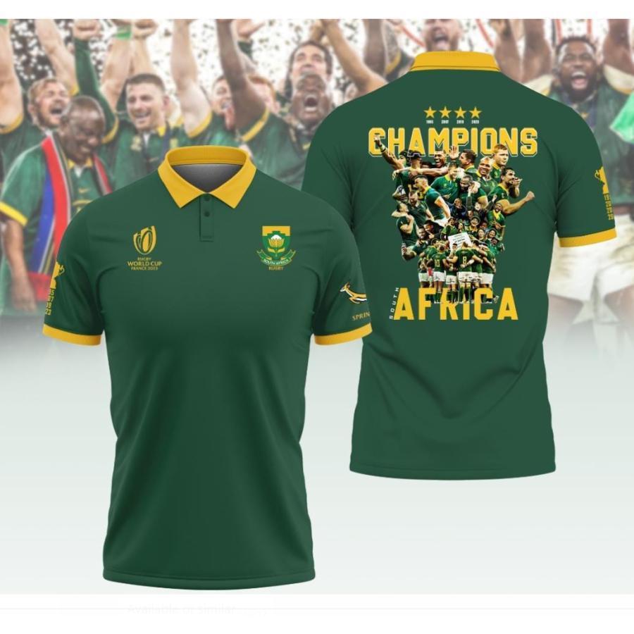 南アフリカ RWC2023 チャンピオン 記念シャツ ジャージ フランス大会