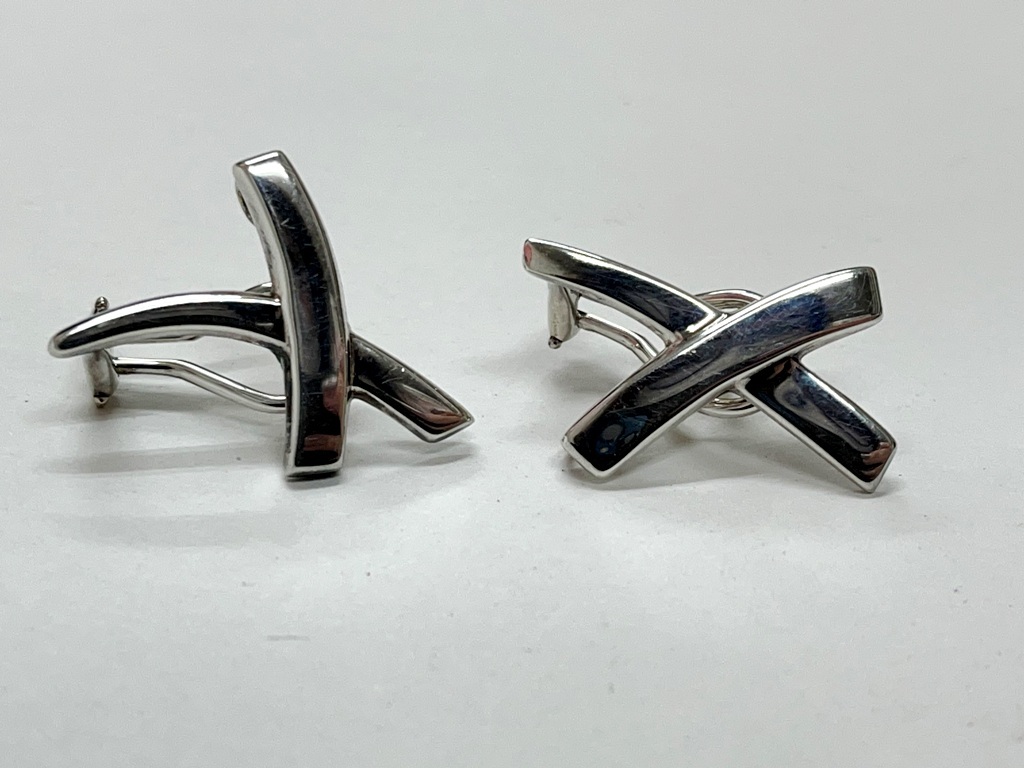 ☆TIFFANY＆Co./ティファニー クロス シルバー925 ピアス《中古品》☆ 