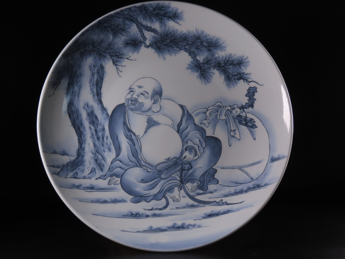 三川内焼 長崎 THE || 呉舟 インテリア 大皿 中古 共箱 WARE NIPPON