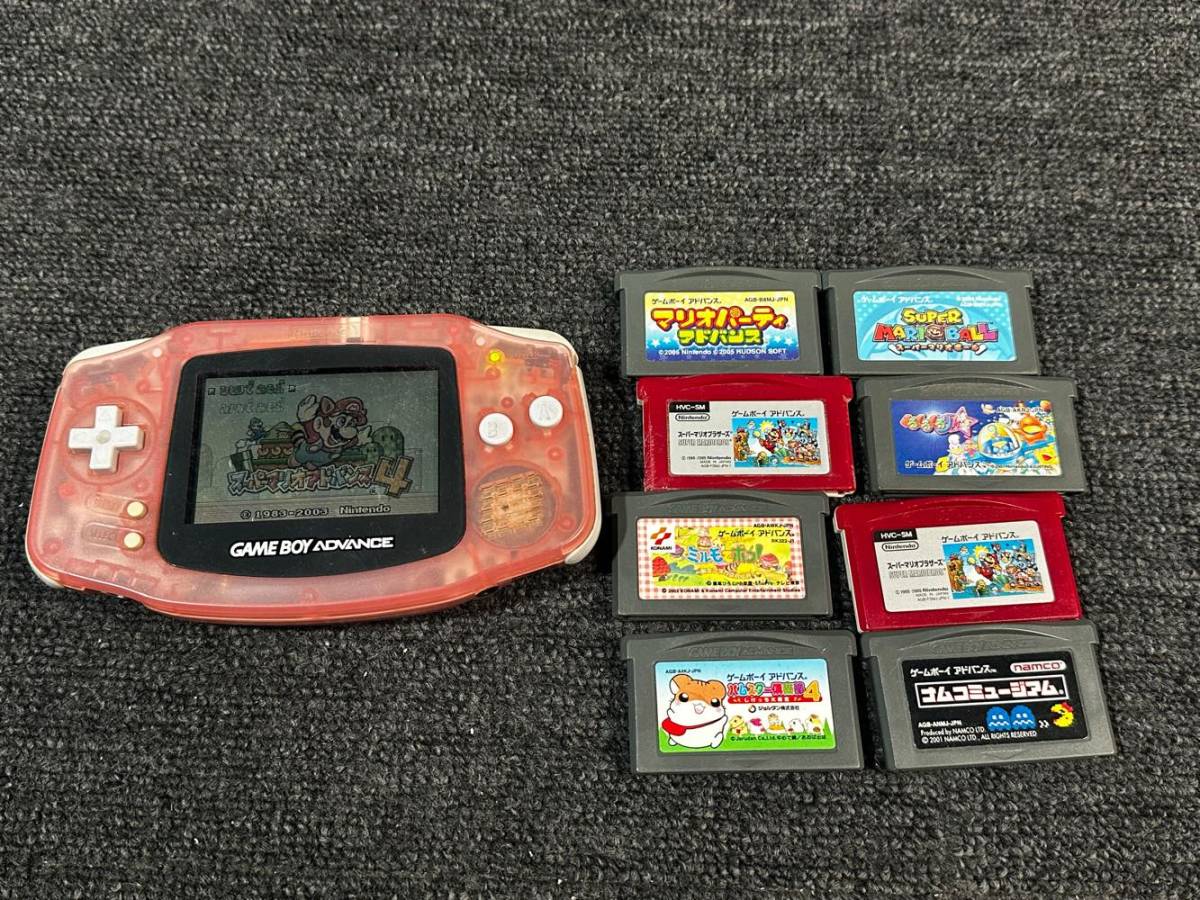 266 任天堂/Nintendo ゲームボーイアドバンス ミルキーピンク 本体