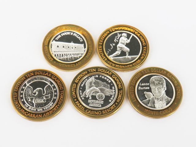 1円 LIMITED EDITION TEN DOLLAR GAMING TOKEN シルバー コイン おまとめ大量セット EQ136