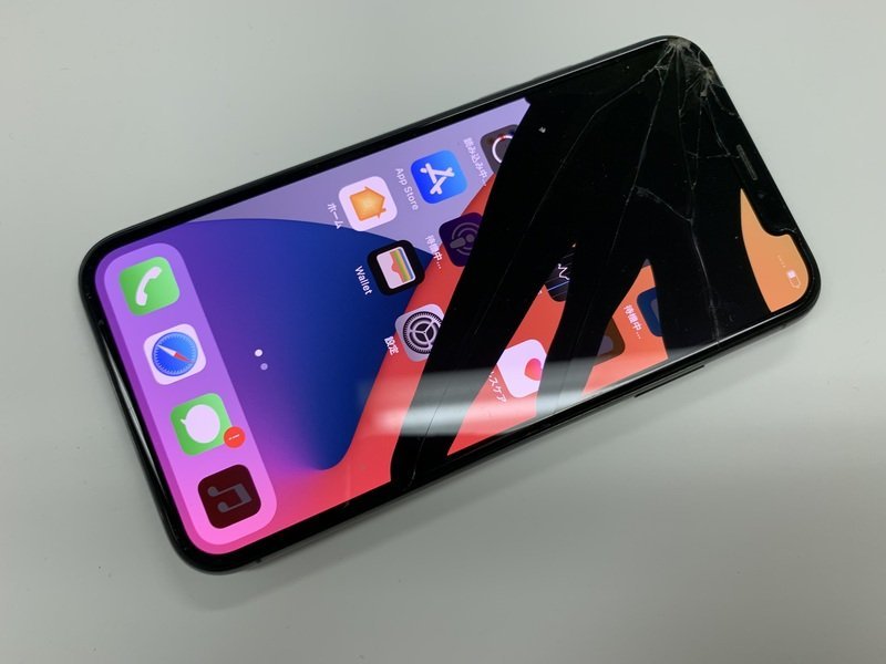 iPhone スペースグレイ 64GB SIMフリー X 256GB iPhoneX Apple by - の